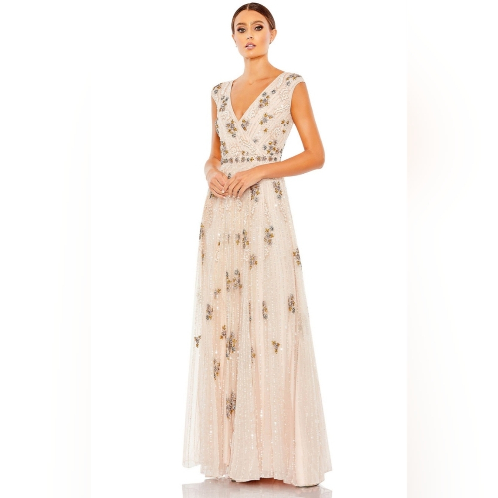 Mac Duggal Style 93575          Color: Blush